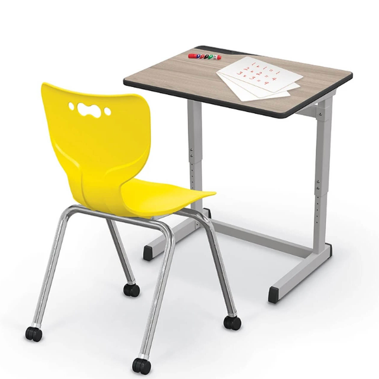 Essentials Student Desk and Hierarchy Caster Chair